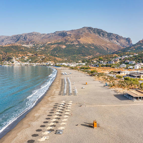 Plakias Resort Rethymno Crete Beach front next to plakias traditional village
