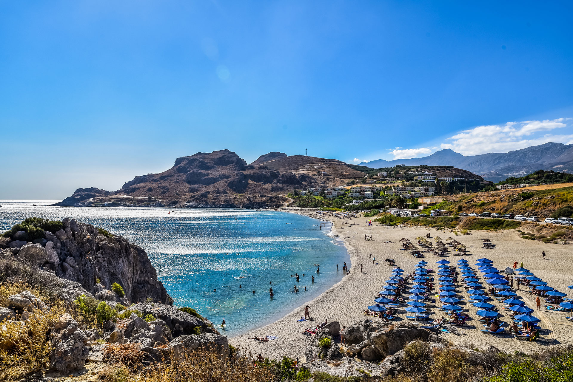 Plakias Crete Damnoni Beach